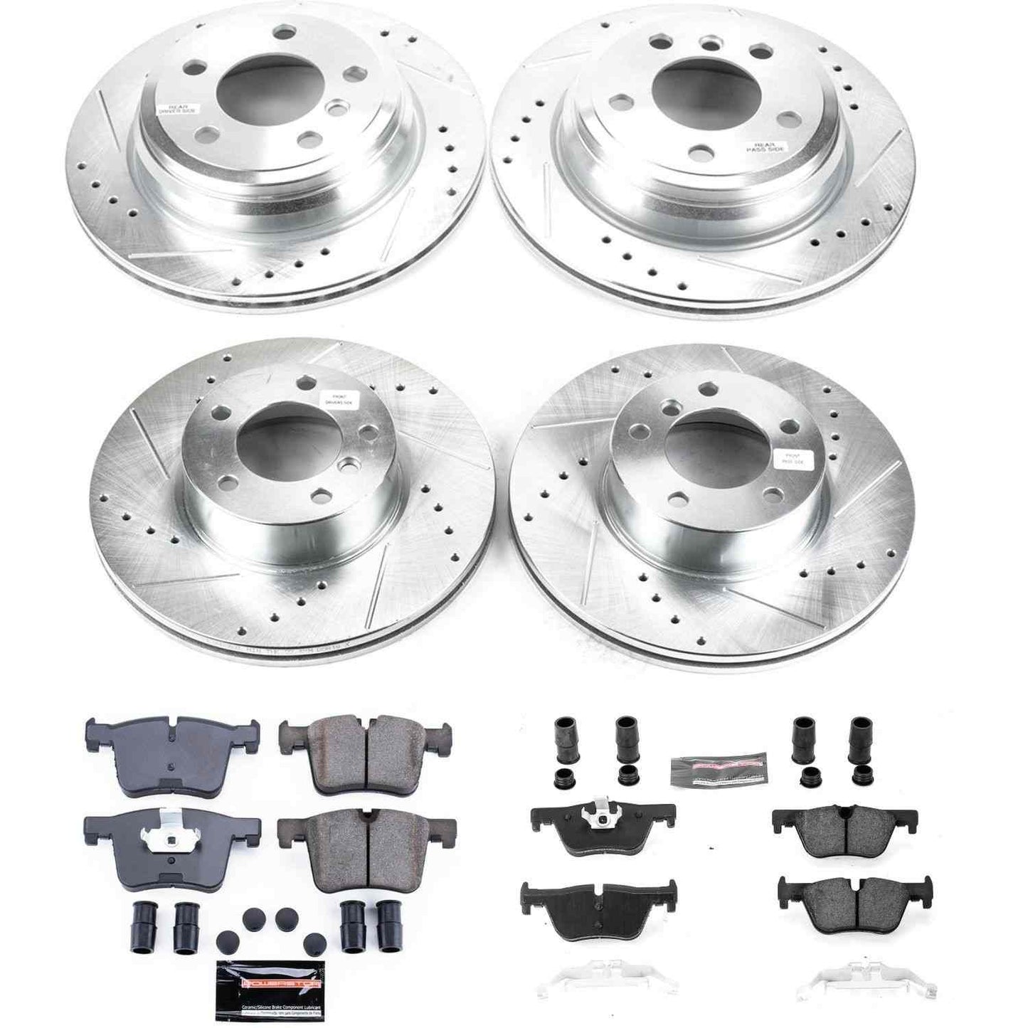 PowerStop Power Stop 13-18 BMW 320i xDrive Front & Rear Z23 Evolution Sport Brake Kit K6925