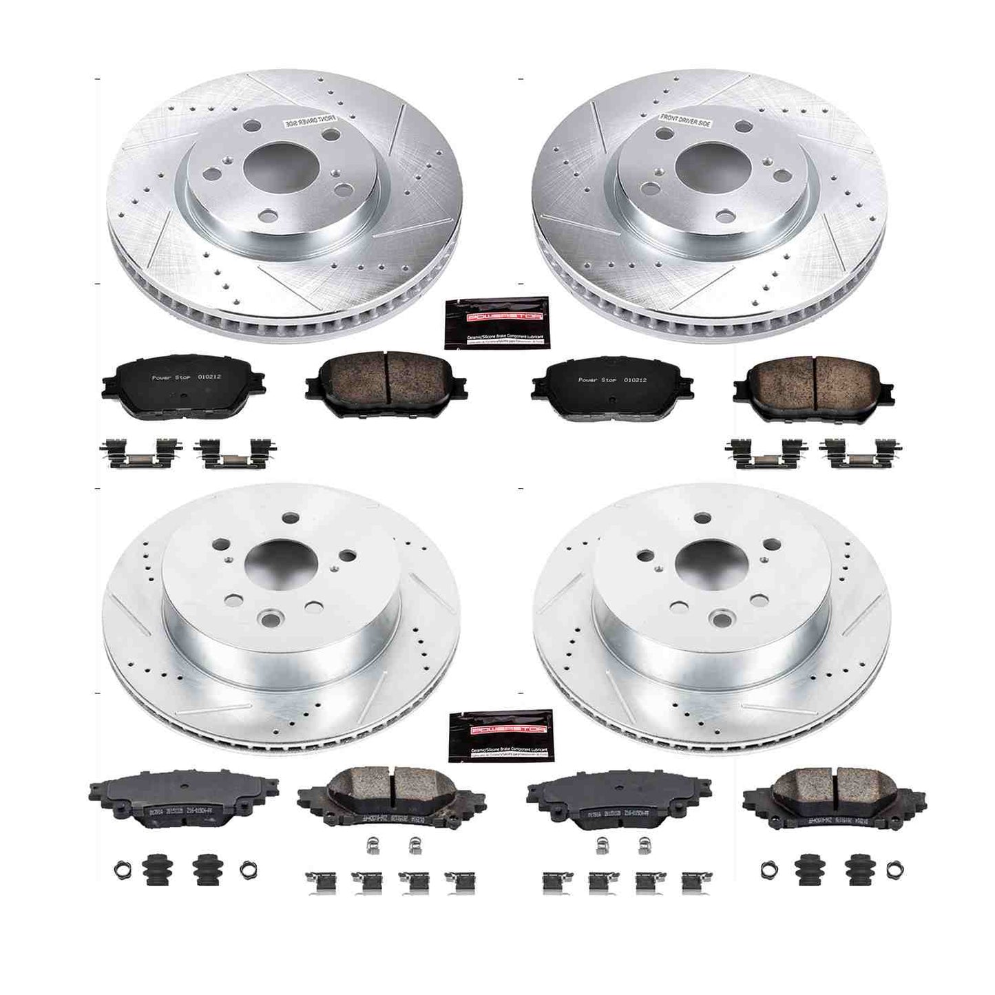 PowerStop Power Stop 14-15 Lexus IS250 Front & Rear Z23 Evolution Sport Brake Kit K6927