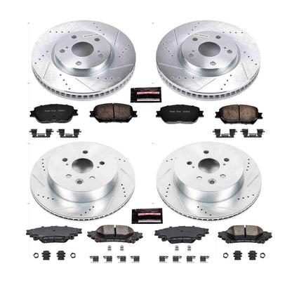 PowerStop Power Stop 14-15 Lexus IS250 Front & Rear Z23 Evolution Sport Brake Kit K6927