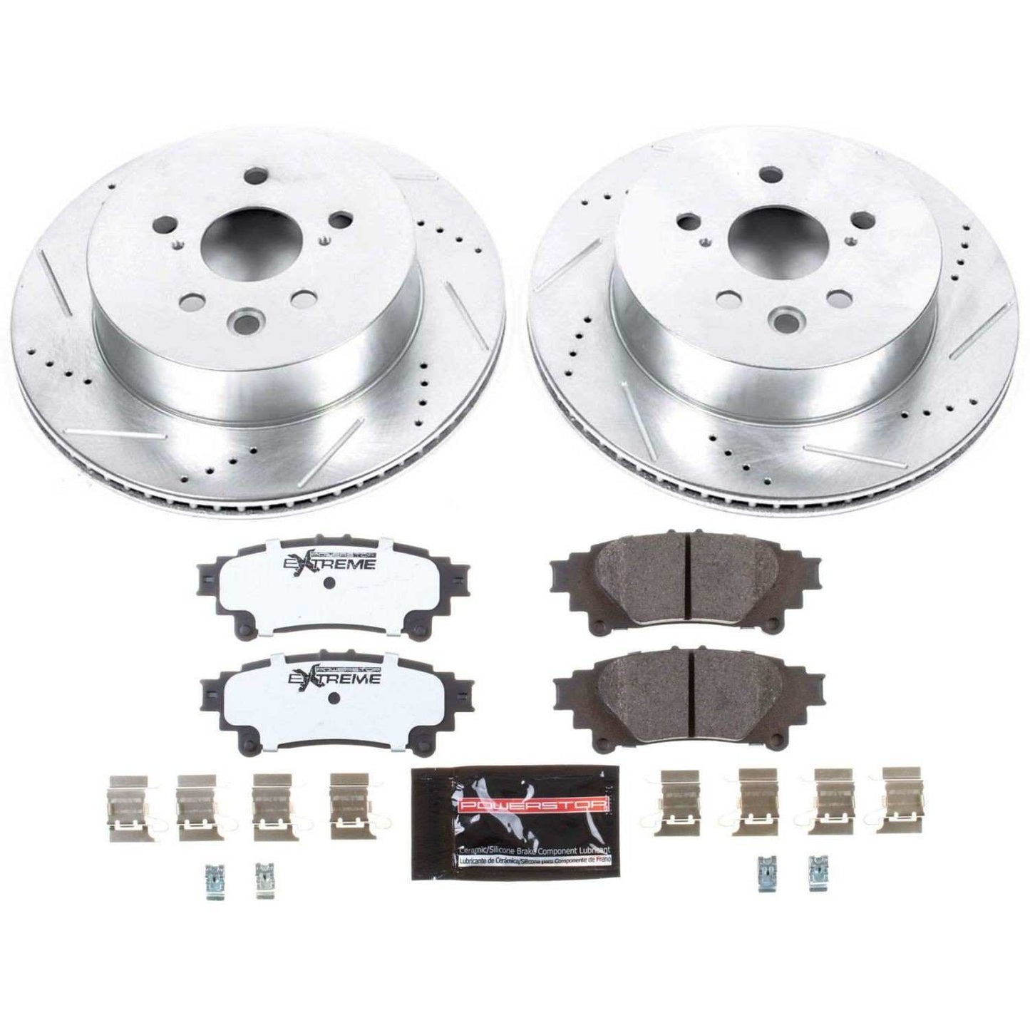 PowerStop Power Stop 14-15 Lexus IS250 Rear Z26 Street Warrior Brake Kit K6928-26