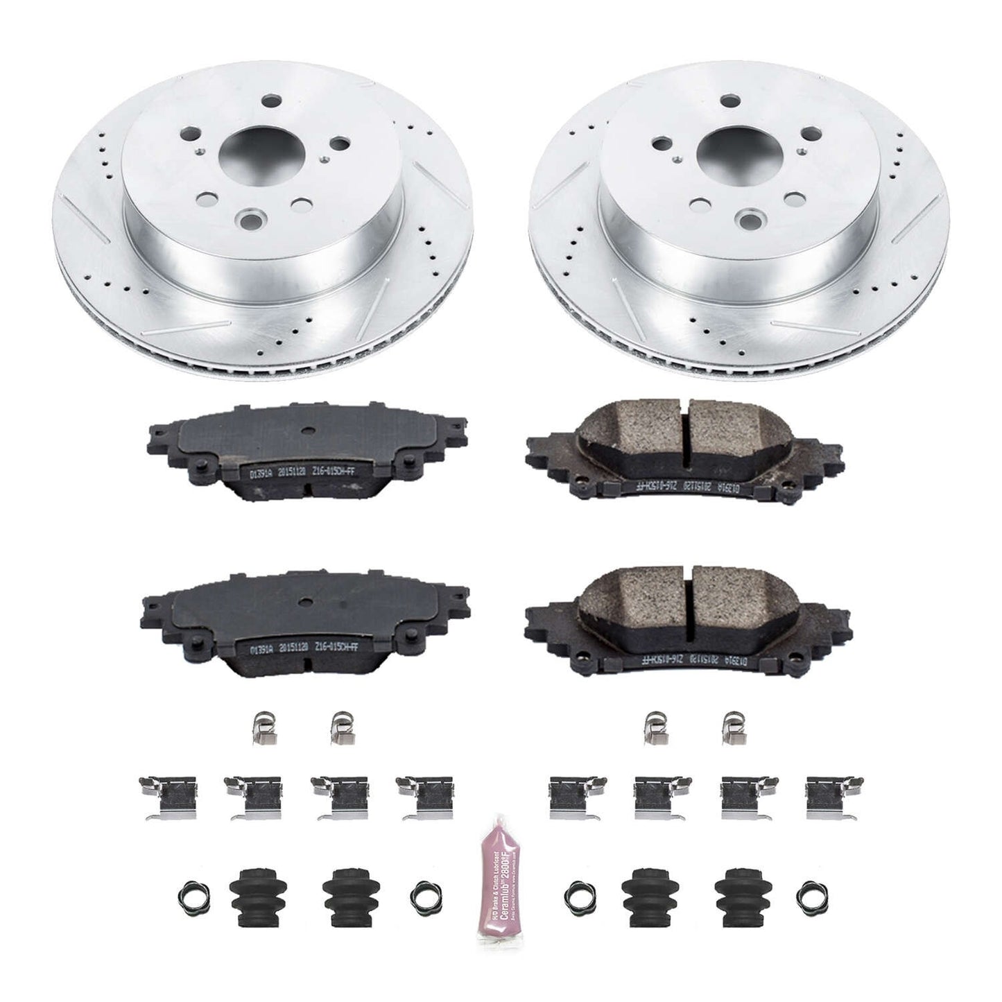 PowerStop Power Stop 14-15 Lexus IS250 Rear Z23 Evolution Sport Brake Kit K6928