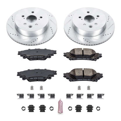 PowerStop Power Stop 14-15 Lexus IS250 Rear Z23 Evolution Sport Brake Kit K6928