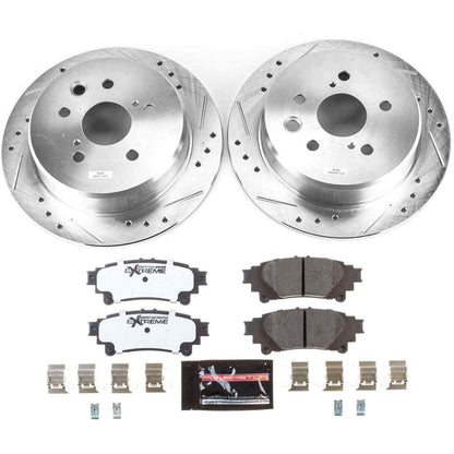 PowerStop Power Stop 14-15 Lexus IS250 Rear Z26 Street Warrior Brake Kit K6930-26