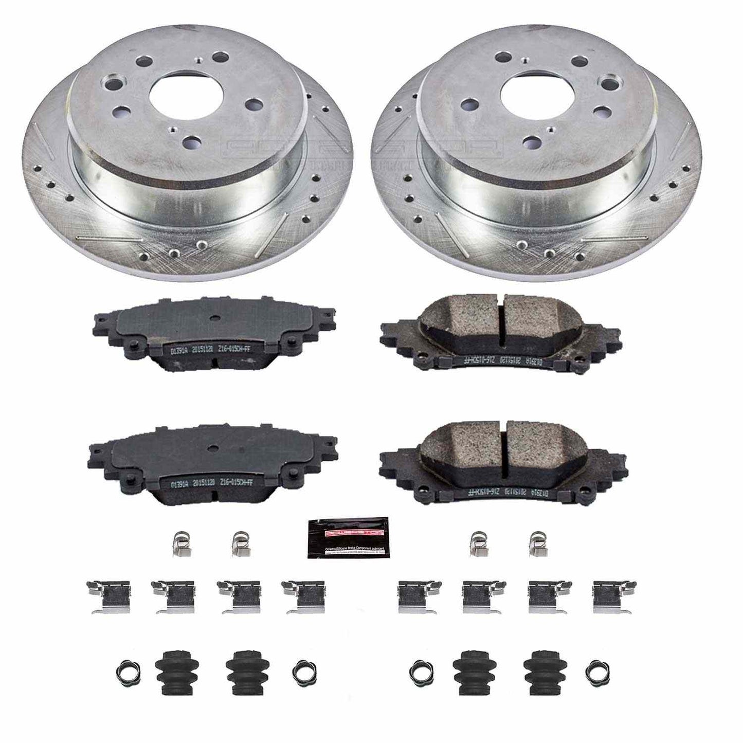 PowerStop Power Stop 14-15 Lexus IS250 Rear Z23 Evolution Sport Brake Kit K6930