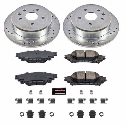 PowerStop Power Stop 14-15 Lexus IS250 Rear Z23 Evolution Sport Brake Kit K6930