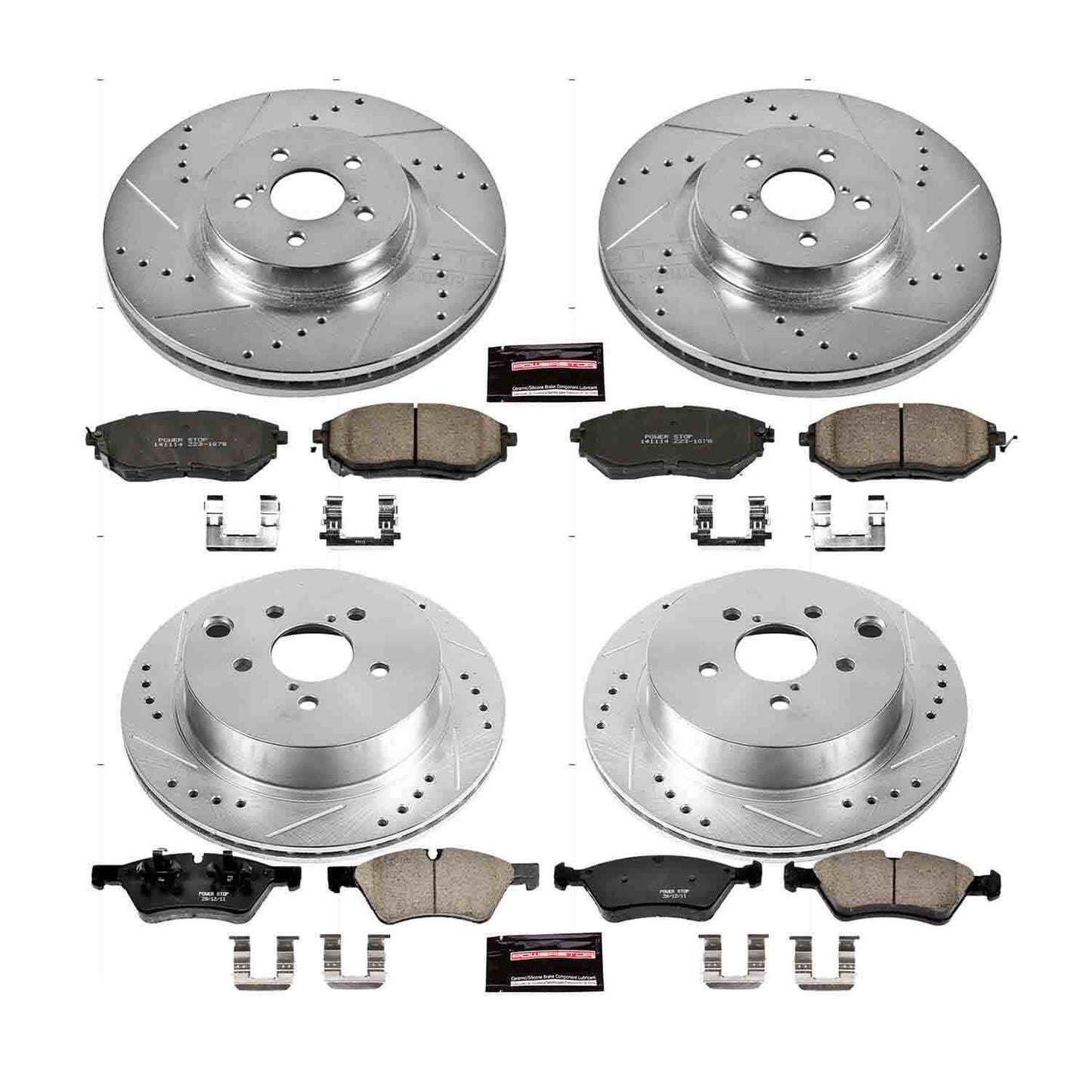 PowerStop Power Stop 14-18 Subaru Forester Front & Rear Z23 Evolution Sport Brake Kit K6931