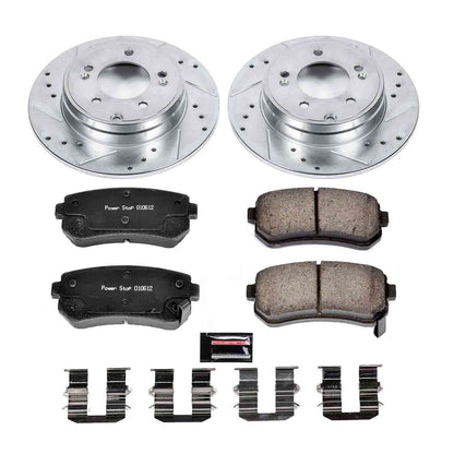 PowerStop Power Stop 2015 Hyundai Sonata Rear Z23 Evolution Sport Brake Kit K6936