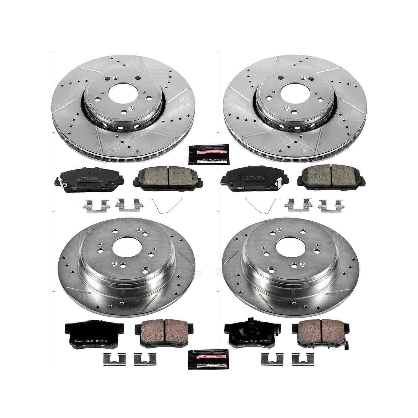 PowerStop Power Stop 13-18 Acura RDX Front & Rear Z23 Evolution Sport Brake Kit K6939