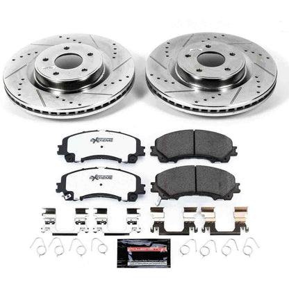 PowerStop Power Stop 14-19 Infiniti Q50 Front Z26 Street Warrior Brake Kit K6944-26