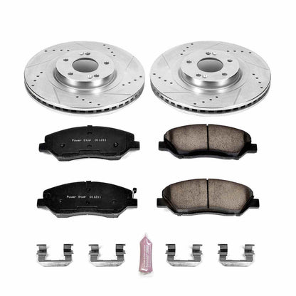 PowerStop Power Stop 13-16 Hyundai Santa Fe Front Z23 Evolution Sport Brake Kit K6951