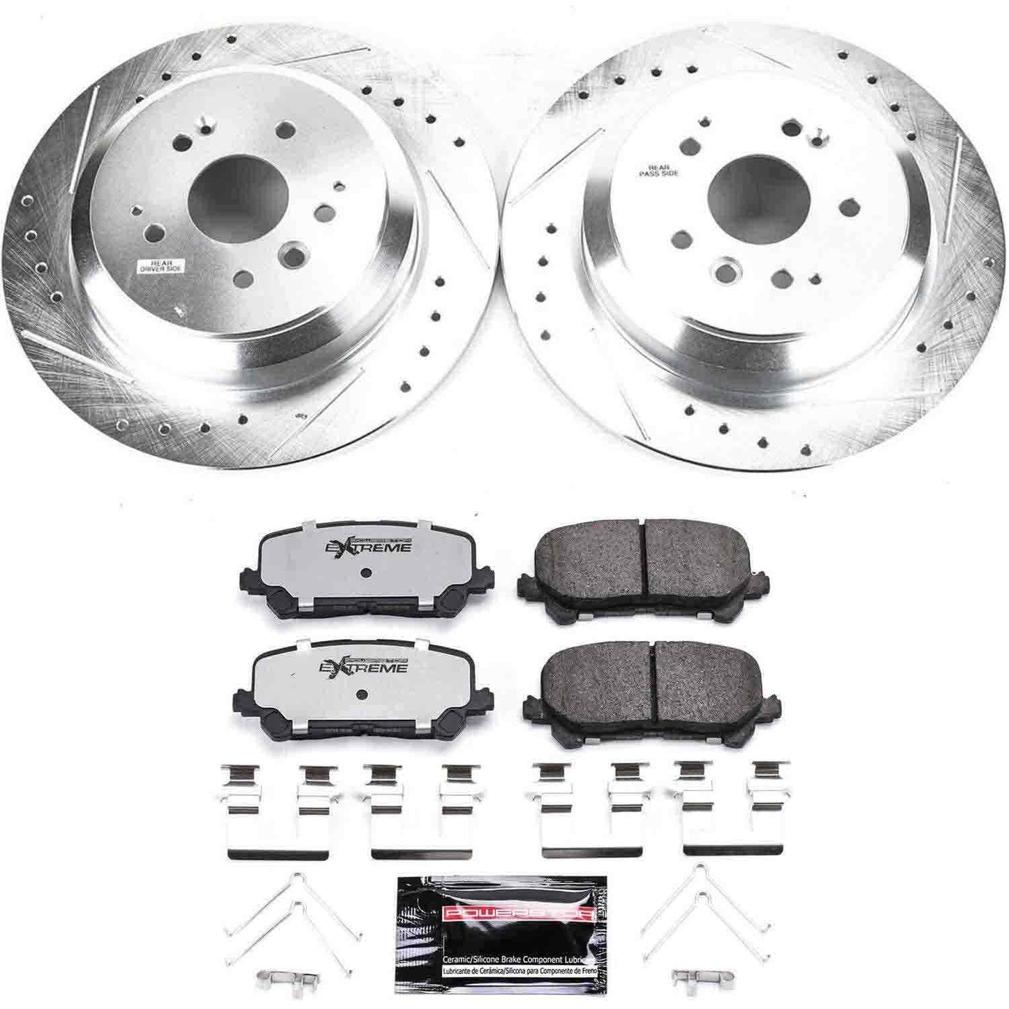 PowerStop Power Stop 14-16 Acura MDX Rear Z36 Truck & Tow Brake Kit K6953-36