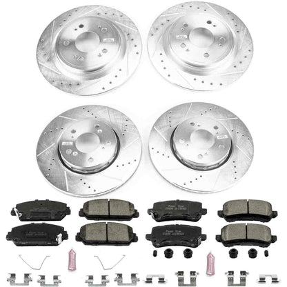PowerStop Power Stop 14-19 Acura RLX Front & Rear Z23 Evolution Sport Brake Kit K6954