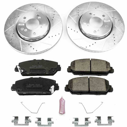 PowerStop Power Stop 14-19 Acura RLX Front Z23 Evolution Sport Brake Kit K6955