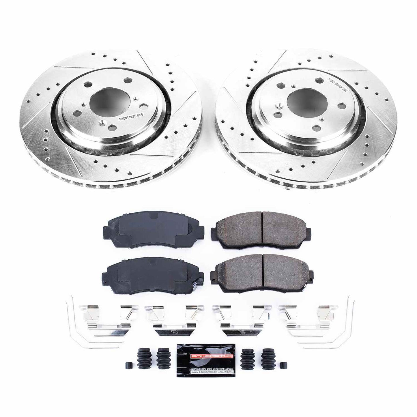 PowerStop Power Stop 15-17 Honda Odyssey Front Z23 Evolution Sport Brake Kit K6959