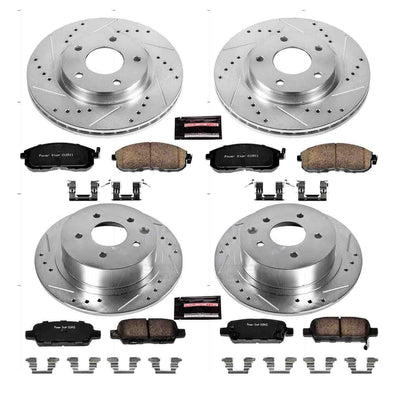 PowerStop Power Stop 13-18 Nissan Sentra Front & Rear Z23 Evolution Sport Brake Kit K6960