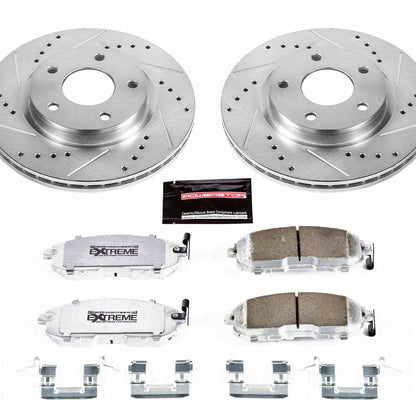 PowerStop Power Stop 13-18 Nissan Sentra Front Z26 Street Warrior Brake Kit K6961-26