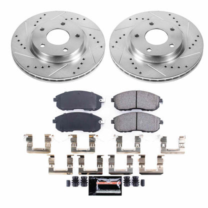 PowerStop Power Stop 13-18 Nissan Sentra Front Z23 Evolution Sport Brake Kit K6961