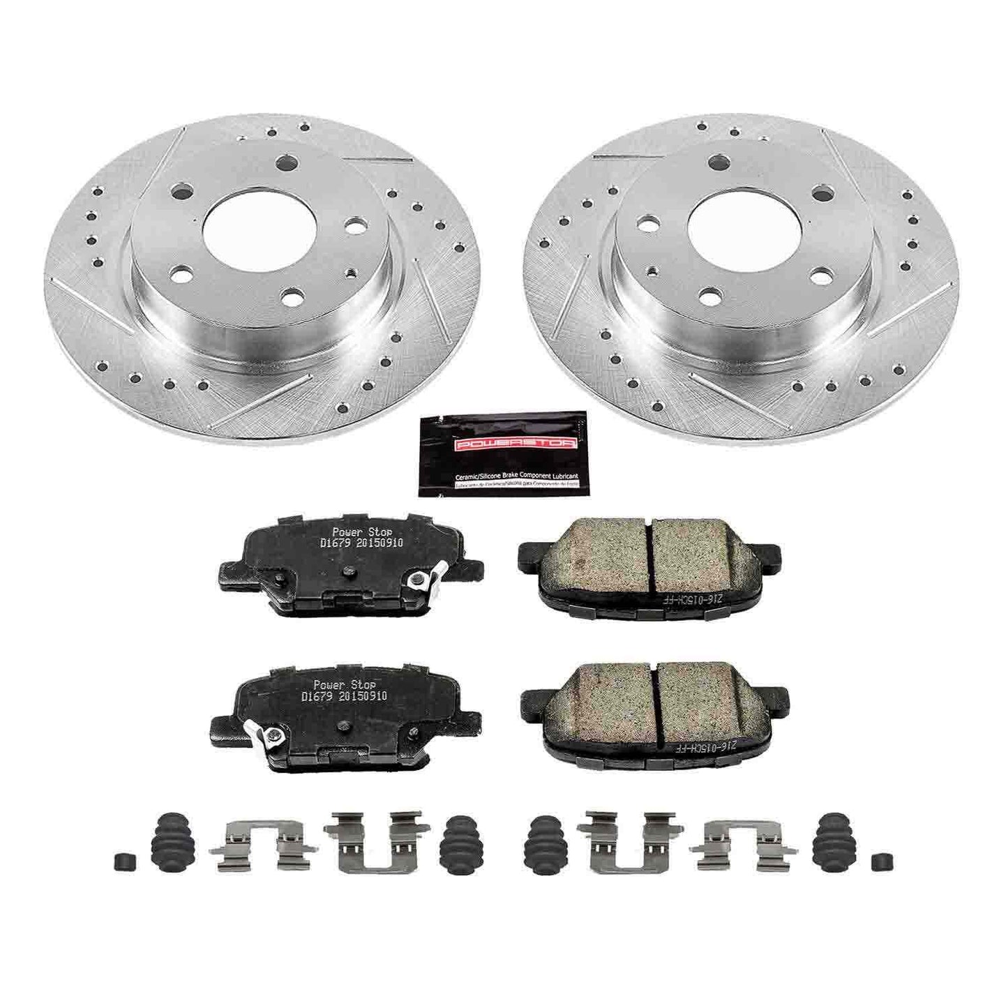 PowerStop Power Stop 14-16 Mazda 3 Rear Z23 Evolution Sport Brake Kit K6962