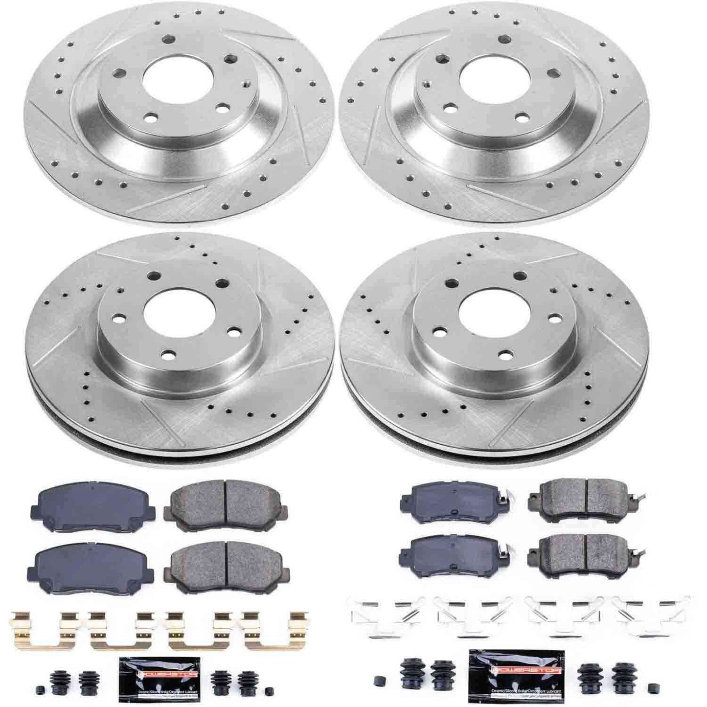 PowerStop Power Stop 13-15 Mazda CX-5 Front & Rear Z23 Evolution Sport Brake Kit K6965