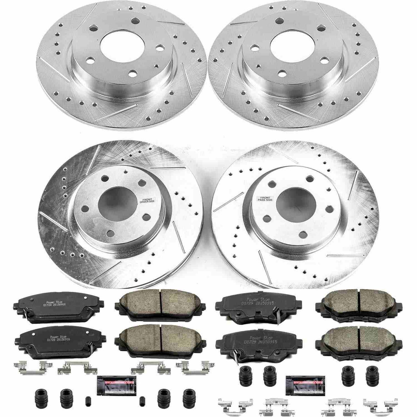 PowerStop Power Stop 14-16 Mazda 3 Front & Rear Z23 Evolution Sport Brake Kit K6970
