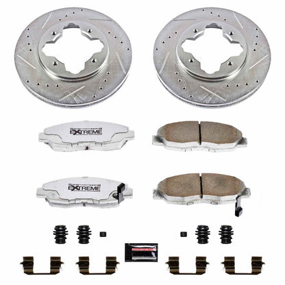 PowerStop Power Stop 1997 Acura CL Front Z26 Street Warrior Brake Kit K697-26