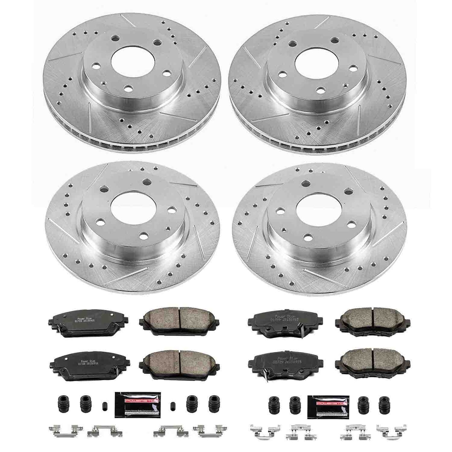 PowerStop Power Stop 14-16 Mazda 3 Front & Rear Z23 Evolution Sport Brake Kit K6972