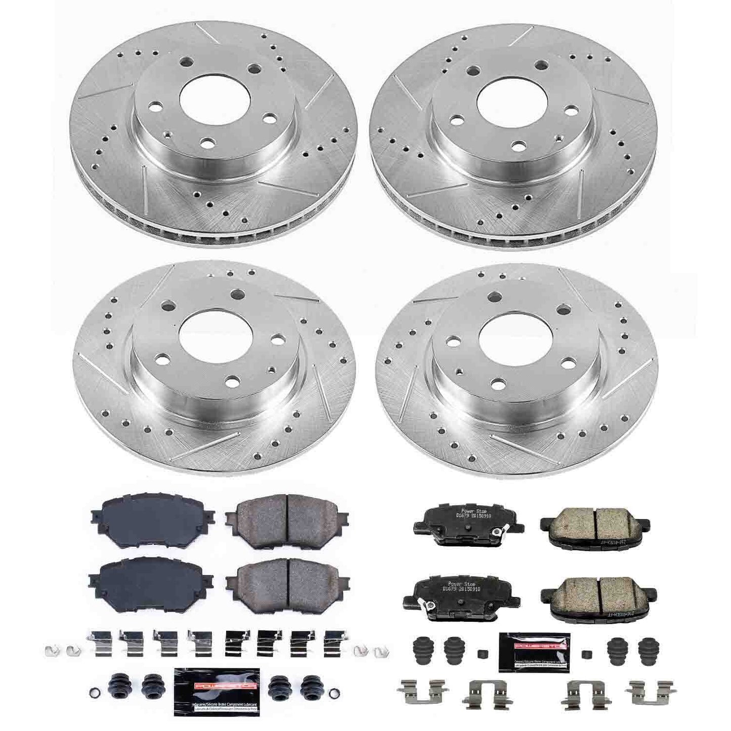 PowerStop Power Stop 14-16 Mazda 3 Front & Rear Z23 Evolution Sport Brake Kit K6973