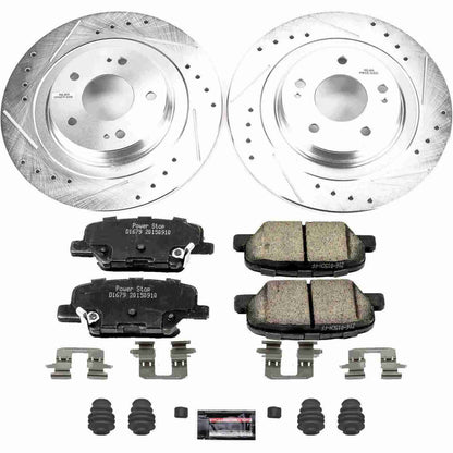 PowerStop Power Stop 14-18 Mitsubishi Outlander Rear Z23 Evolution Sport Brake Kit K6976