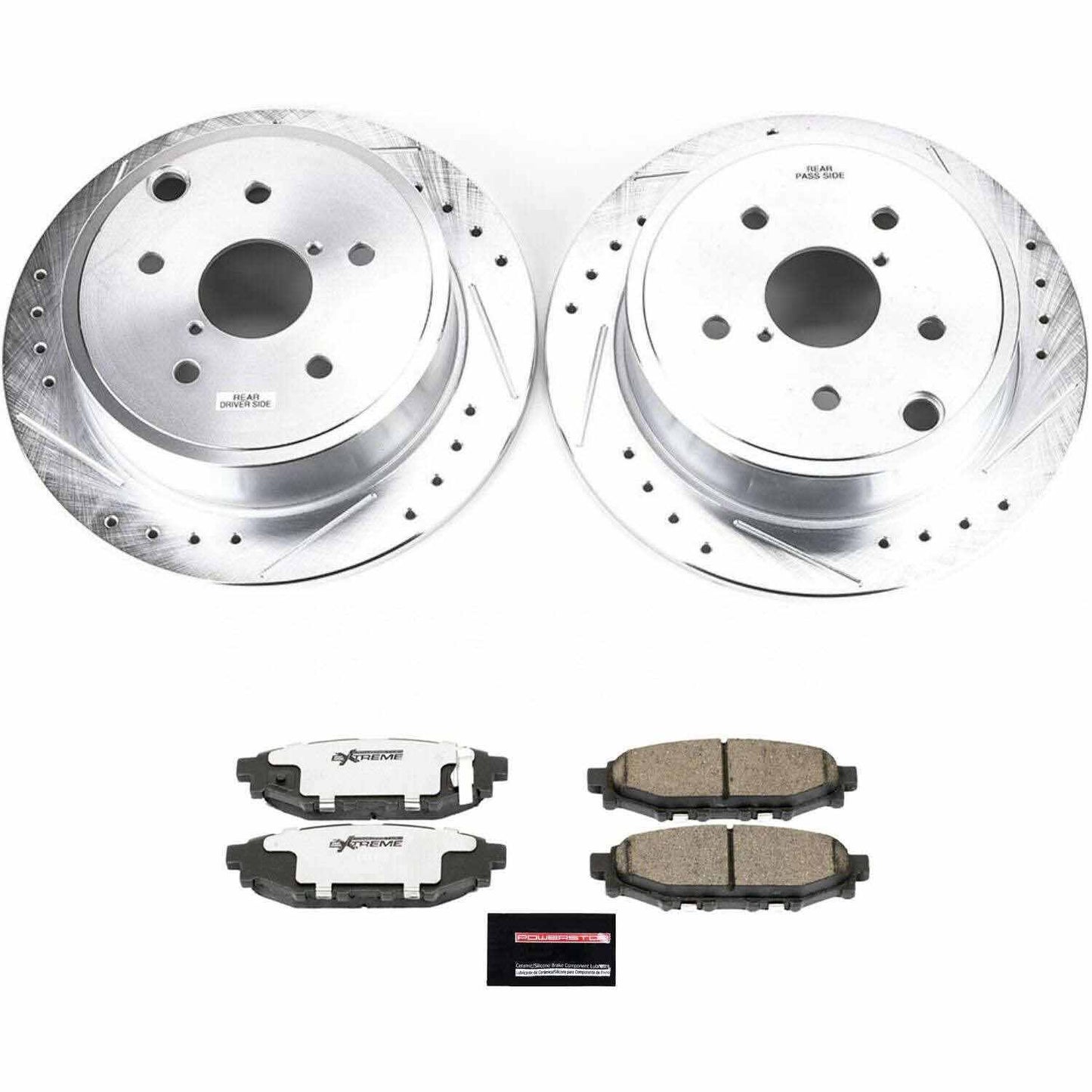 PowerStop Power Stop 15-19 Subaru WRX Rear Z26 Street Warrior Brake Kit K6977-26