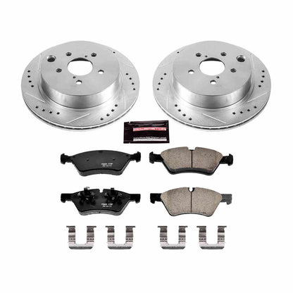 PowerStop Power Stop 14-18 Subaru Forester Rear Z23 Evolution Sport Brake Kit K6978