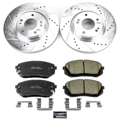 PowerStop Power Stop 15-16 Hyundai Sonata Front Z23 Evolution Sport Brake Kit K6982