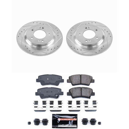 PowerStop Power Stop 2015 Hyundai Sonata Rear Z23 Evolution Sport Brake Kit K6985