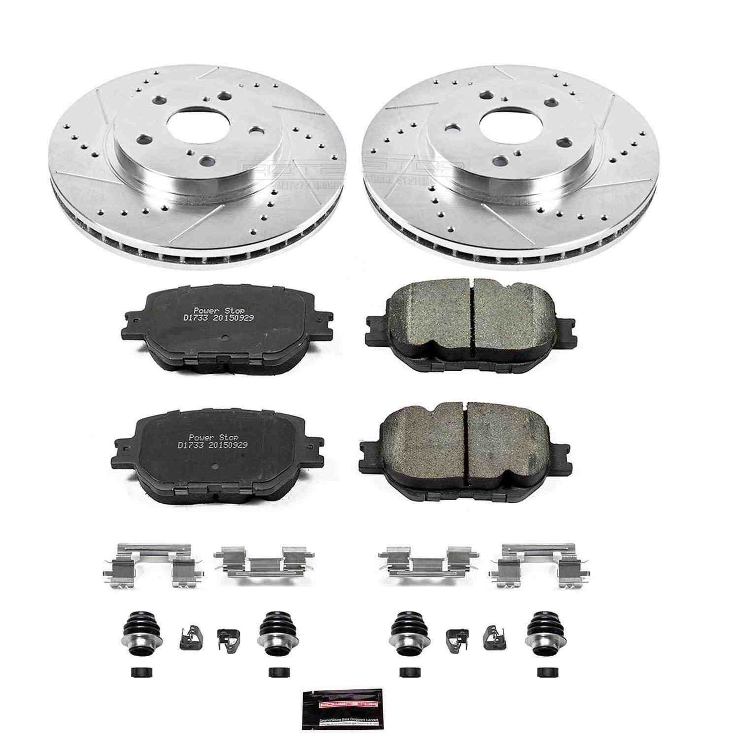 PowerStop Power Stop 14-15 Lexus IS250 Front Z23 Evolution Sport Brake Kit K6990