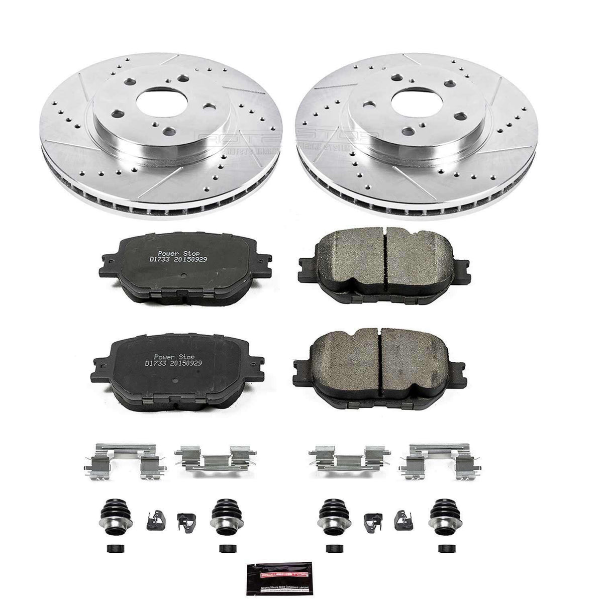 PowerStop Power Stop 14-15 Lexus IS250 Front Z23 Evolution Sport Brake Kit K6990