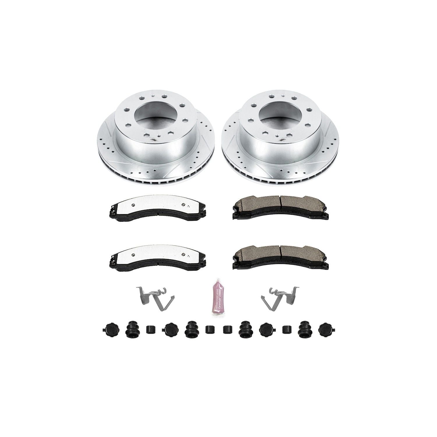 PowerStop Power Stop 15-19 Chevrolet Silverado 2500 HD Rear Z36 Truck & Tow Brake Kit K6993-36