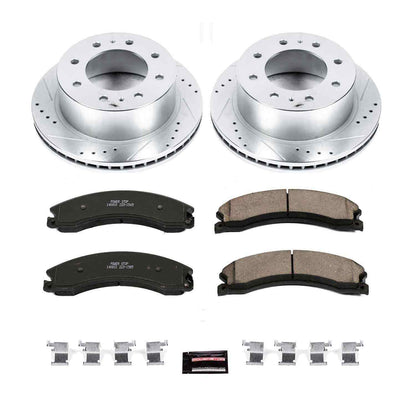 PowerStop Power Stop 15-19 Chevrolet Silverado 2500 HD Rear Z23 Evolution Sport Brake Kit K6993