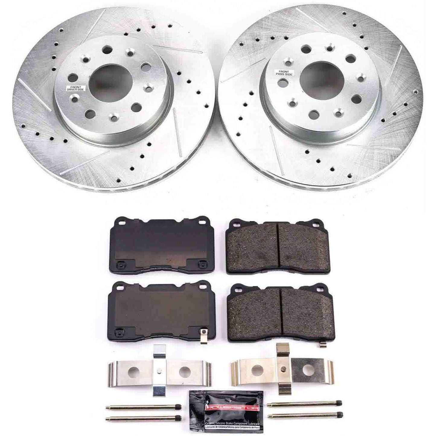 PowerStop Power Stop 14-18 Cadillac CTS Front Z23 Evolution Sport Brake Kit K7001