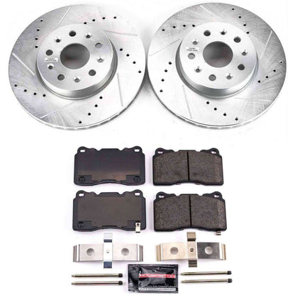 PowerStop Power Stop 14-18 Cadillac CTS Front Z23 Evolution Sport Brake Kit K7001