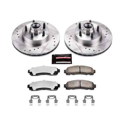 PowerStop Power Stop 10-11 Ford Ranger Front Z36 Truck & Tow Brake Kit K7004-36
