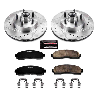 PowerStop Power Stop 10-11 Ford Ranger Front Z23 Evolution Sport Brake Kit K7004