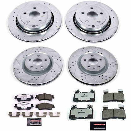 PowerStop Power Stop 2014 Chevrolet SS Front & Rear Z26 Street Warrior Brake Kit K7005-26