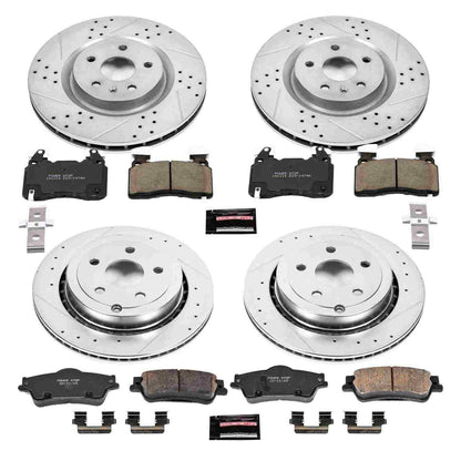 PowerStop Power Stop 2014 Chevrolet SS Front & Rear Z23 Evolution Sport Brake Kit K7005