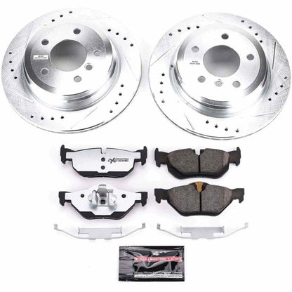 PowerStop Power Stop 13-15 BMW X1 Rear Z26 Street Warrior Brake Kit K7008-26
