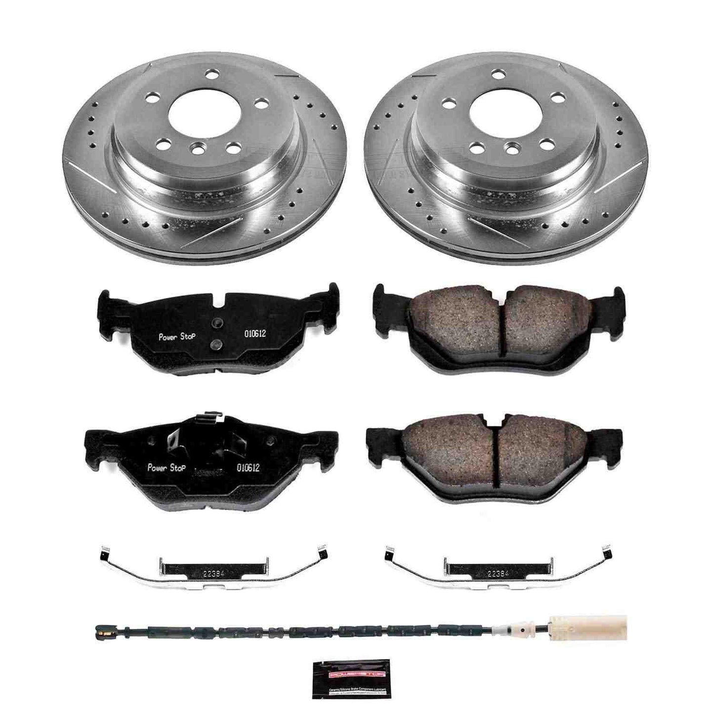PowerStop Power Stop 13-15 BMW X1 Rear Z23 Evolution Sport Brake Kit K7008