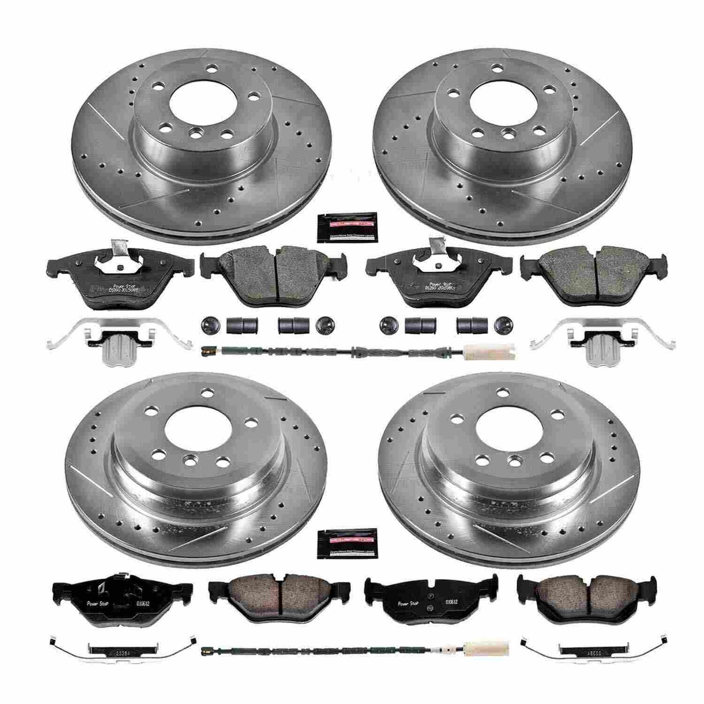 PowerStop Power Stop 13-15 BMW X1 Front & Rear Z23 Evolution Sport Brake Kit K7025