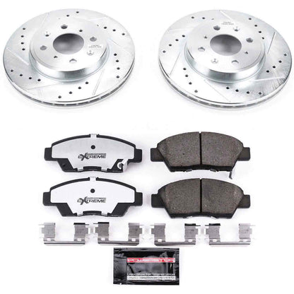 PowerStop Power Stop 15-19 Honda Fit Front Z26 Street Warrior Brake Kit K7032-26
