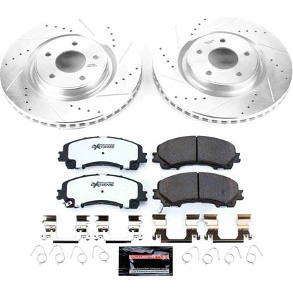 PowerStop Power Stop 14-19 Nissan Rogue Front Z26 Street Warrior Brake Kit K7034-26