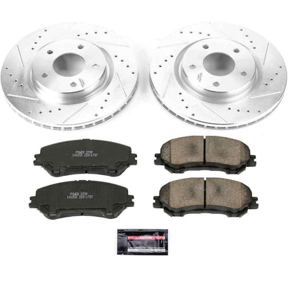 PowerStop Power Stop 14-19 Nissan Rogue Front Z23 Evolution Sport Brake Kit K7036