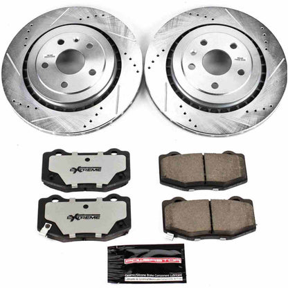 PowerStop Power Stop 16-18 Cadillac ATS Rear Z26 Street Warrior Brake Kit K7045-26