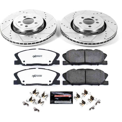 PowerStop Power Stop 14-19 Dodge Charger Front Z26 Street Warrior Brake Kit K7050-26